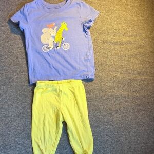 Cat & Jack Blue and Yellow Kids Matching Set